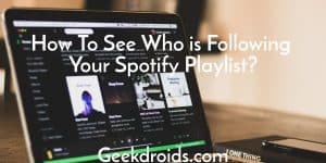 How to see who follows your Spotify Playlist? | GeekDroids