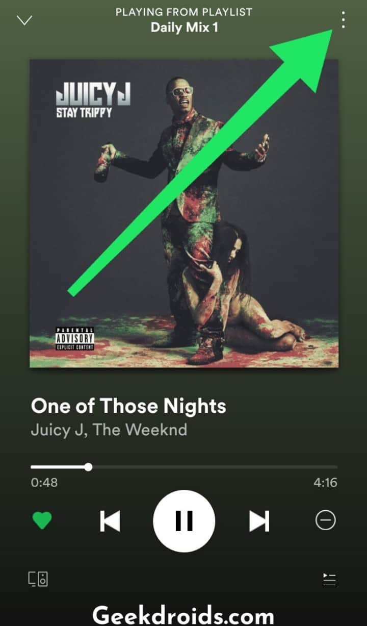 spotify set timer