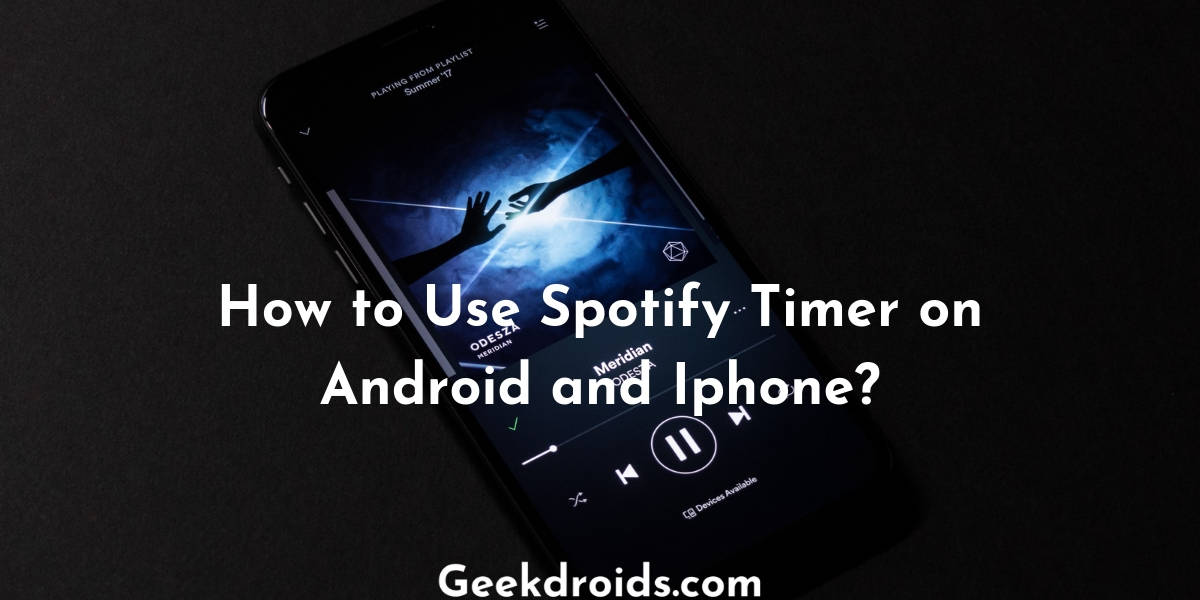 set spotify timer