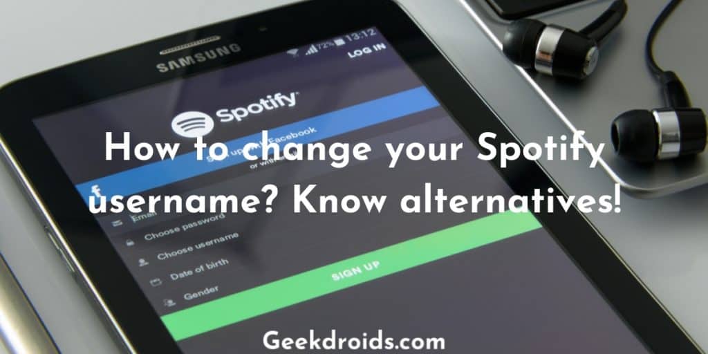 How to change your Spotify username? | GeekDroids