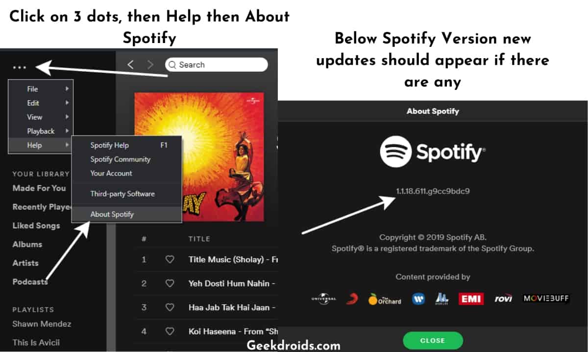 download the new for windows Spotify 1.2.13.661