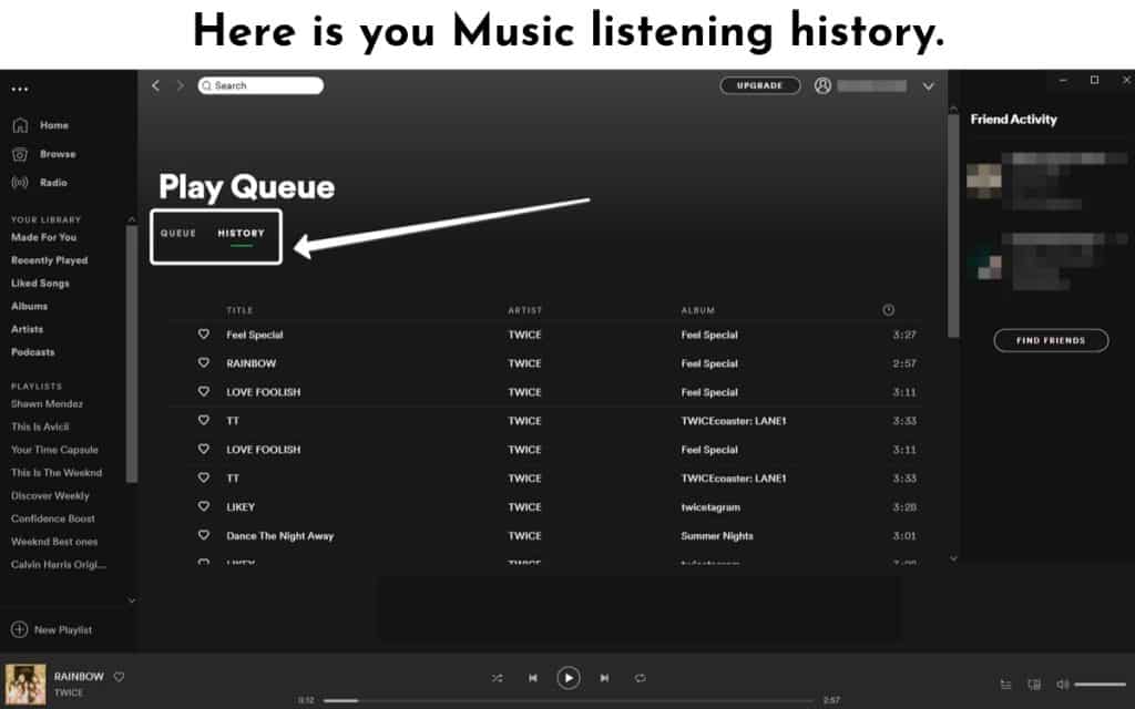 How to see your Spotify history? GeekDroids