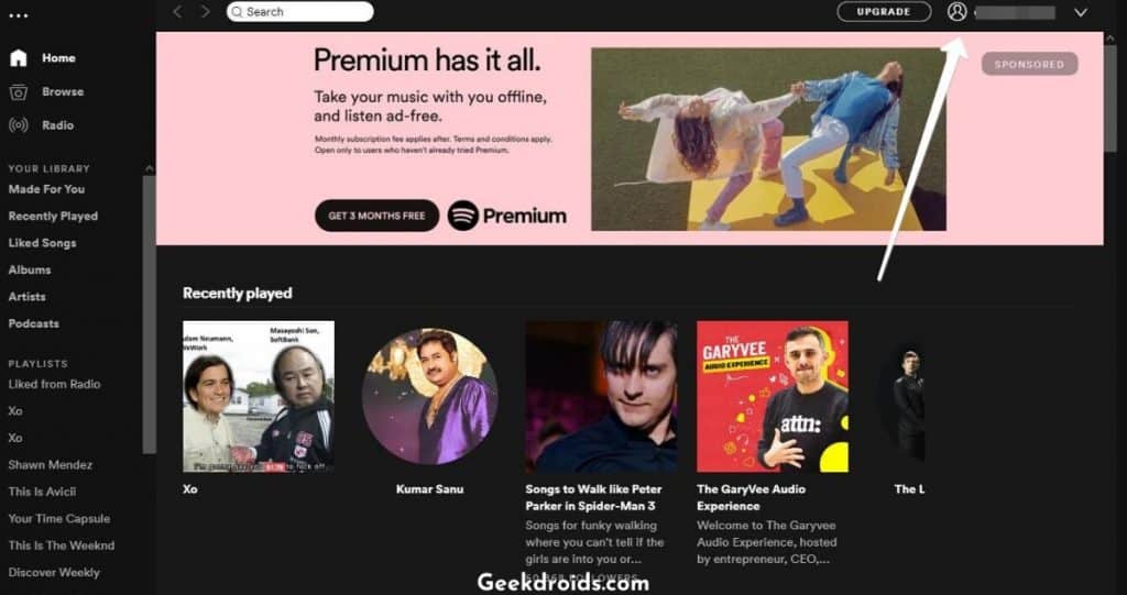 How to change your Spotify profile picture? | GeekDroids