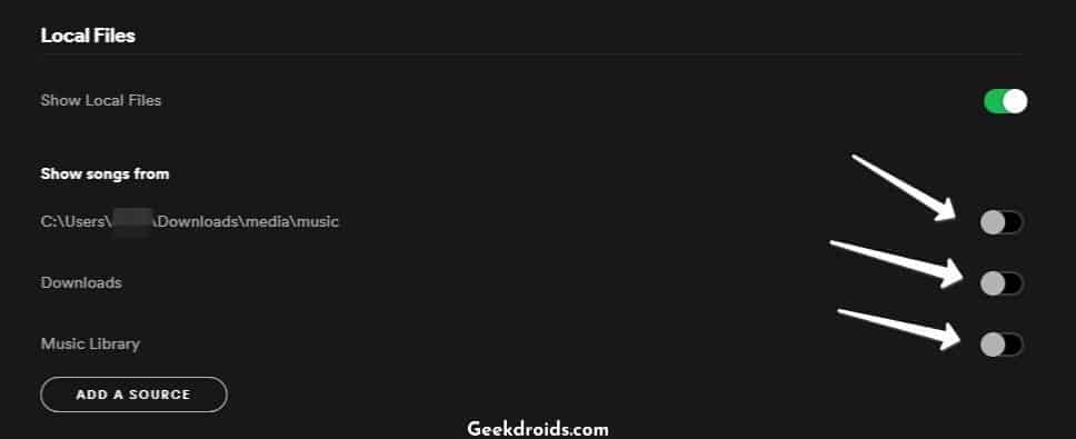 How to fix local files not showing on Spotify? | GeekDroids