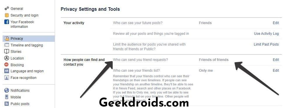 Why can’t I add someone on Facebook? | GeekDroids