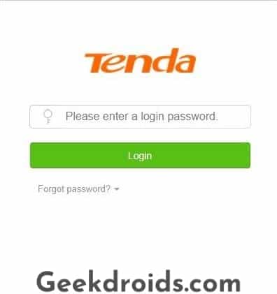 tenda_router_login_page